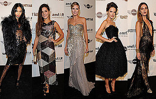 Pictures of Alessandra Ambrosio, Chanel Iman, Heidi Klum, and More at amfAR Milano