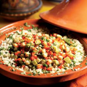 Fast & Easy Recipe For Okra And Chickpea Tagine