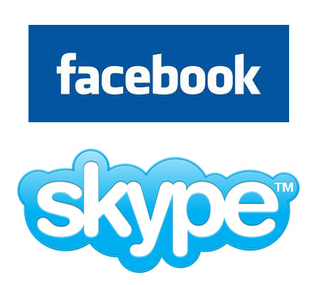 Facebook and Skype Partnering