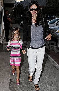 Pictures of Courteney Cox and Coco Arquette in Malibu