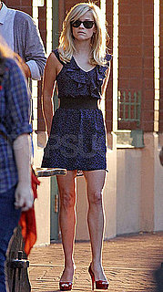Pictures of Reese Witherspoon and Tom Hardy Filming This Means War in Canada