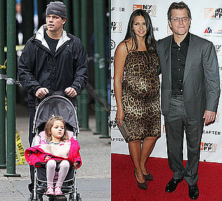 Pictures of Matt Damon With Isabella and Pregnant Luciana at Hereafter Premiere