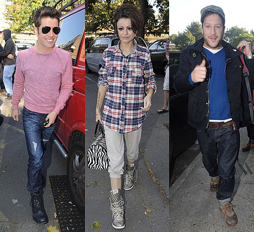 Pictures of The X Factor Finalist Including Cher Lloyd and Matt Cardle Plus Joe McElderry at Rehearsals