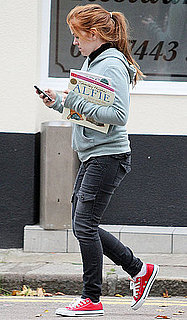 Pictures of New Mom Isla Fisher Walking in North London