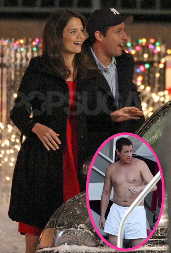 Pictures of Katie Holmes and Adam Sandler Pictures of Katie Holmes and Adam Sandler