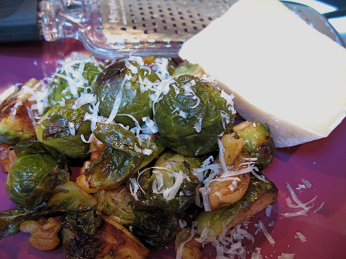 Roasted Brussels Sprouts With Walnuts