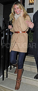 Pictures of Cameron Diaz Leaving Dinner in London