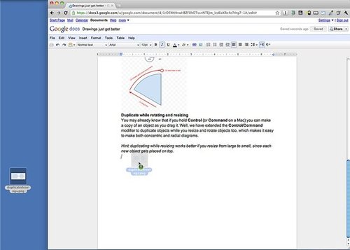 Drag and Drop Images in Google Docs