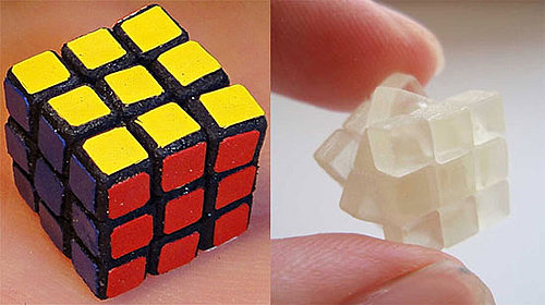 Pictures of the Tiny Rubik's Cube