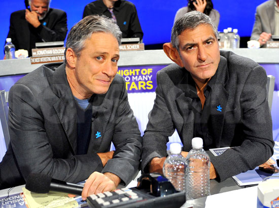 Pictures of Jon Stewart, George Clooney, Zach Galifianakis at Comedy Central's Telethon For Autism Education Pictures of Jon Stewart, George Clooney, Zach Galifianakis at Comedy Central's Telethon For Autism Education