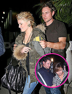 Pictures of Jessica Simpson Leaving the Restaurant Where Nick Lachey Was Eating
