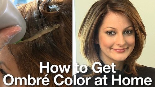 How to Color Hair at Home Ombre