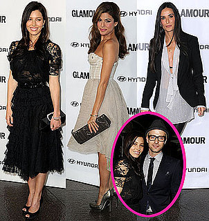 Pictures of Justin Timberlake, Demi Moore, Eva Mendes, and Jessica Biel at Glamour's Reel Gala