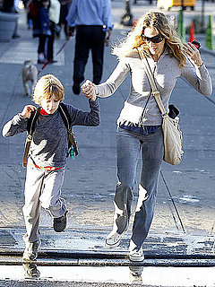 Pictures of Sarah Jessica Parker and James Wilkie Making a Splash in NYC on His 8th Birthday