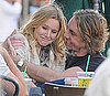 Pictures of Kristen Bell and Dax Shepard Kissing at Coffee With Justin Long
