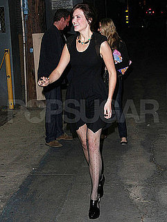 Pictures of Mandy Moore Leaving Jimmy Kimmel Live