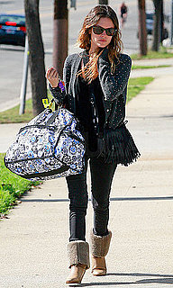 Pictures of Rachel Bilson Toting an Oversized Bag in Santa Monica