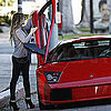 Guess Who's Getting Into a Sweet Ride on Set?