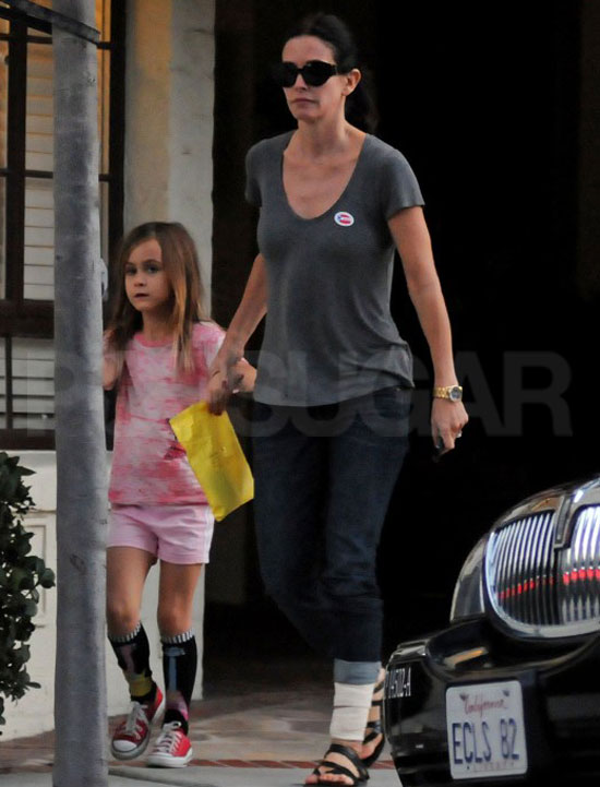 Pictures of Courteney Cox and Coco Pictures of Courteney Cox and Coco