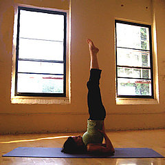 Shoulderstand Yoga Pose Will Wake You Up, Says Mandy Ingber