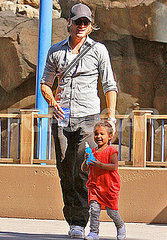 Pictures of Gabriel Aubry and Nahla at the Zoo Pictures of Gabriel Aubry and Nahla at the Zoo
