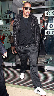 Pictures of Jay-Z Leaving BBC Studios in London