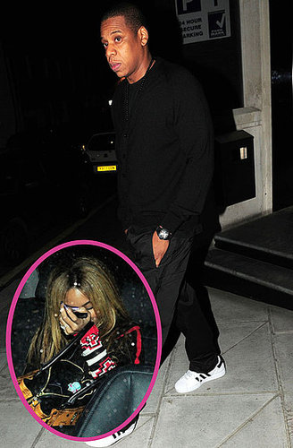 Pictures of Beyoncé Knowles and Jay-Z Out In London