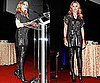 Photo of Madonna in Over the Knee Boots at 5th Annual Fashion Delivers Gala