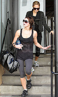 Pictures of Ashley Greene and Nicole Richie Leaving the Gym in LA