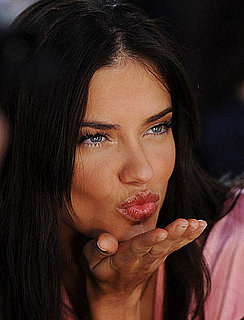 Backstage Beauty Shots of Adriana Lima and Rosie Huntington-Whitely at the 2010 Victoria's Secret Parade