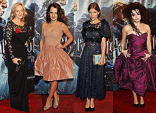 Pictures of Helena Bonham Carter, JK Rowling, Evanna Lynch, Tom Felton at Harry Potter and the Deathly Hallows London Premiere