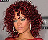 Rihanna Gets into the Christmas Spirit and Wears Red Spiral Curls and Green Eyeshadow at 2010 American Music Awards