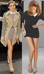 Emma Watson and Alexa Chung in the Same Collared Mini Dress Emma Watson and Alexa Chung in the Same Collared Mini Dress