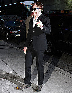 Pictures of Jake Gyllenhaal on the Late Show