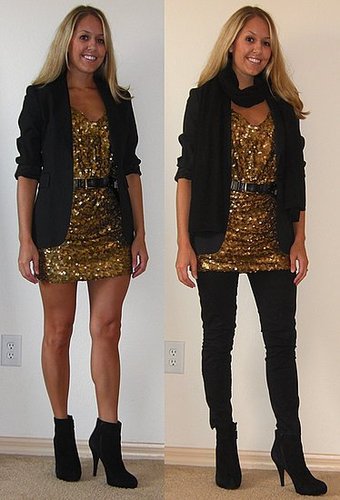 6 ways to wear a sequin dress