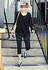 Celebrity Leaving Gym With Chlorophyll H2O Drink From Pressed Juicery