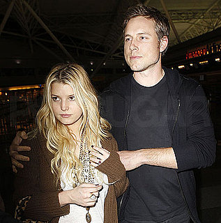 Pictures of Jessica Simpson With Eric Johnson at LAX