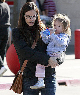Pictures of Jennifer Garner and Seraphina Affleck at Target in LA
