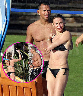 Cameron Diaz Bikini Pictures With Shirtless Alex Rodriguez in Mexico