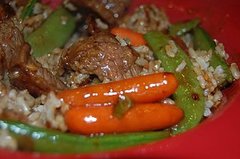 Asian Beef with Snap Peas & Carrots
