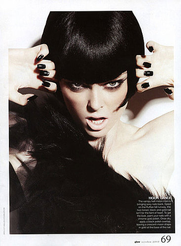 Party Beauty Looks: Coco Rocha in Glow Magazine