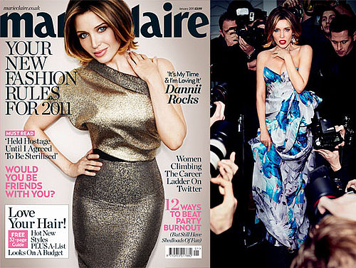 Dannii Minogue in January 2011 Marie Claire UK Magazine
