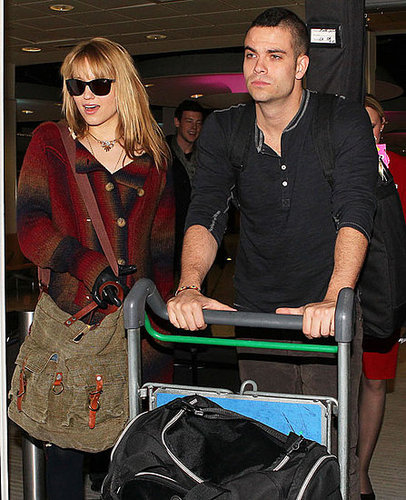 Pictures of the Glee Cast Arriving at the Airport in London Ahead of The X Factor Appearance