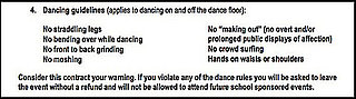 Students Must Sign Dancing Contract to Attend the Winter Semi