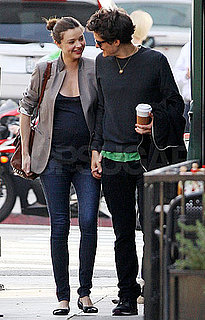 Pictures of Orlando Bloom and Pregnant Miranda Kerr Out to Lunch