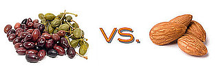 Comparing Nutritional Value of Snacks: Almonds and Olives