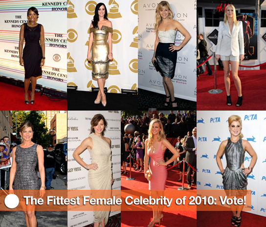 Fittest Female Celebrity of 2010 Fittest Female Celebrity of 2010