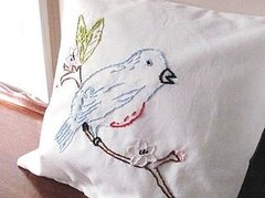 Eastern Bluebird Pillow