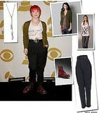 Hayley Williams rocks the red carpet at the Grammy Nominations Concert Live.