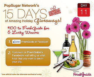Win $100 to PopSugar's FreshGuide For 5 Lucky Winners!